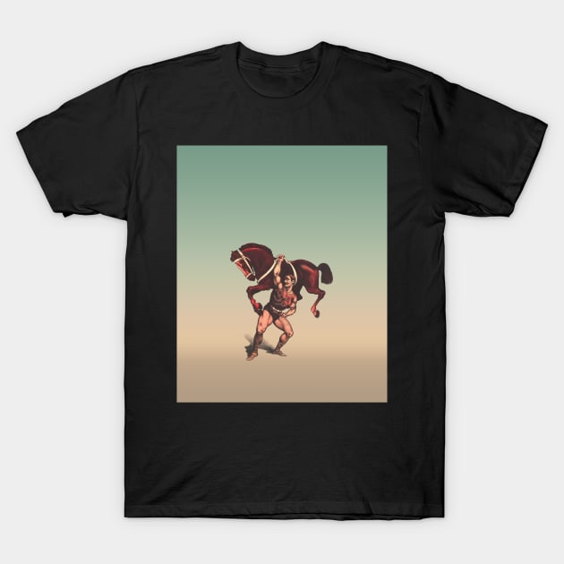 Circus Series Strongman Iron Jack T-Shirt by allovervintage